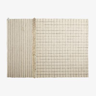Made in Design Subas Large - Karo Rug - / 420 x 310 cm - Wool by ames White/Beige