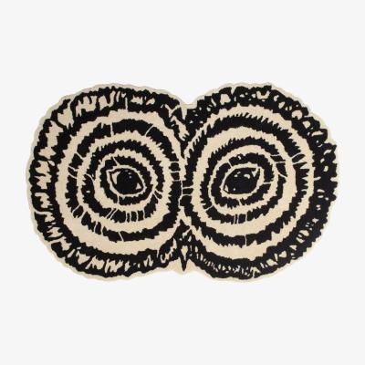 Made in Design Strix Rug - / 160 x 105 cm – Hand-tufted by Moustache Black/Beige