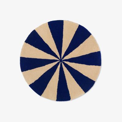 Made in Design Arch Small Rug - / Ø 70 cm - Hand-tufted wool by Ferm Living Blue