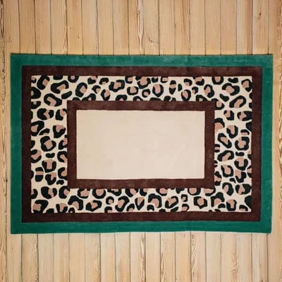 Made in Design Green Safari Rug textile multicoloured / 180 x 120 cm - Hand-tufted - COLORTHERAPIS