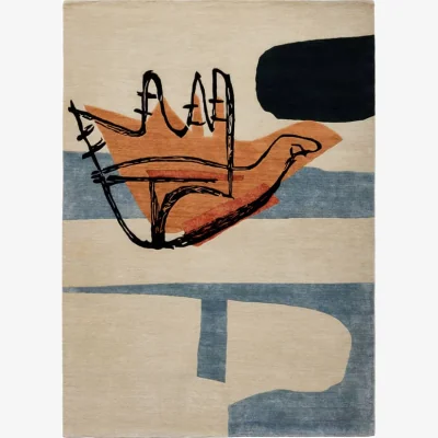 Made in Design La main ouverte Rug textile multicoloured / 300 x 200 cm - Le Corbusier - CASSINA