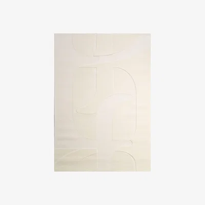 Made in Design Signature by Pinton Rug textile white beige / 180 x 250 cm - Hand-tufted - PINTON