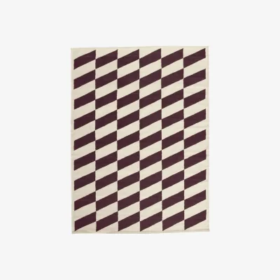 Made in Design Shift Rug textile red / 170 x 240 cm - Kelim handmade - Hay