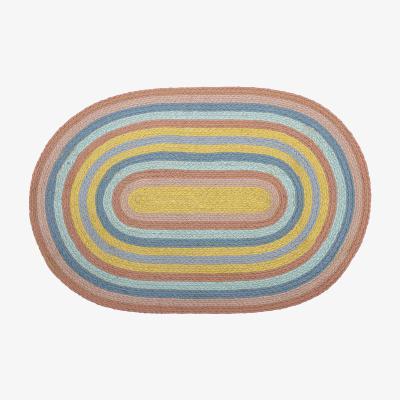 Made in Design Rug - / Hessian - 75 x 50 cm by Bloomingville Multicoloured