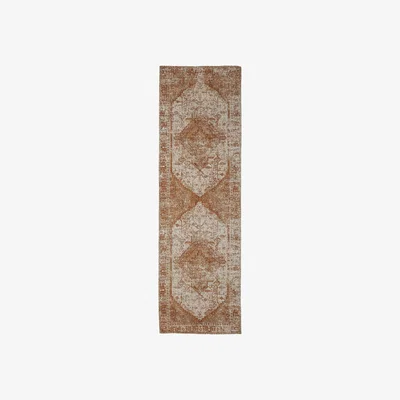 Made in Design Sirius Rug - / Cotton - 245 x 75 cm by Bloomingville Yellow