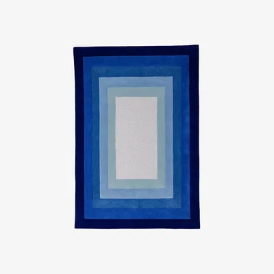 Made in Design Blue Lens Rug textile blue / 210 x 140 cm - Hand-tufted - COLORTHERAPIS