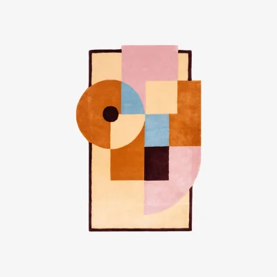 Made in Design Record Player Rug textile multicoloured / 210 x 140 cm - Hand-tufted wool - COLORTHERAPIS