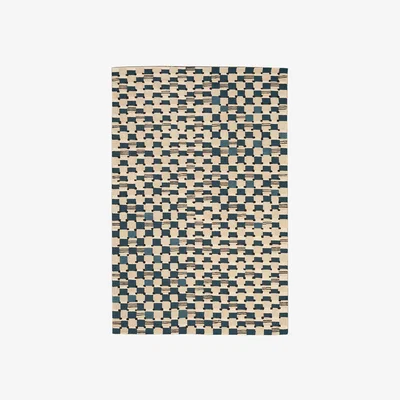 Made in Design Damier Rug - / 170x240 by Maison Sarah Lavoine Blue