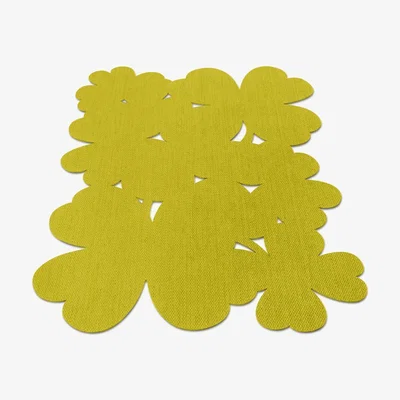 Made in Design Trèfle Outdoor rug by Fermob Yellow