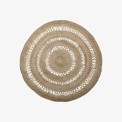 Made in Design Outdoor rug - / Jute - Ø 180 cm by Bloomingville Beige