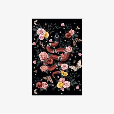Made in Design Serpent Rug - / 198 x 139 cm - Vinyl by PÔDEVACHE Multicoloured