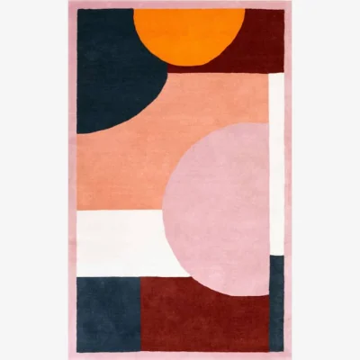 Made in Design Morning Yoga Rug textile multicoloured / 180 x 120 cm - Hand-tufted wool - COLORTHERAPIS