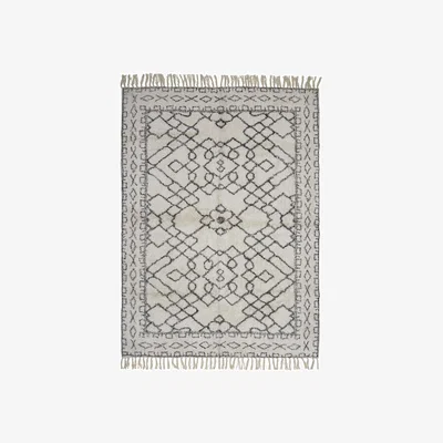 Made in Design Jaqueline Rug textile white / 200 x 140 cm - Bloomingville
