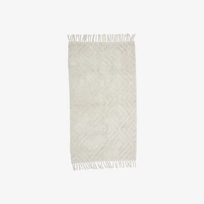 Made in Design Lenea Rug - / 150 x 90 cm - Cotton by Bloomingville White/Beige