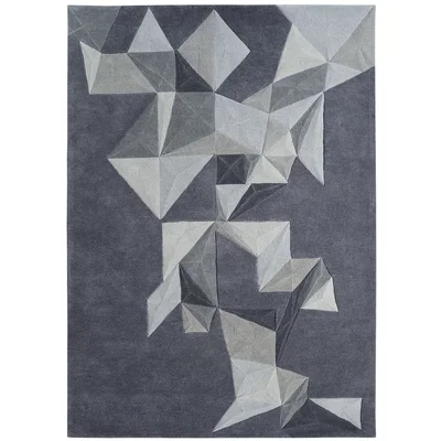 Made in Design Pliages Rug by Toulemonde Bochart Grey
