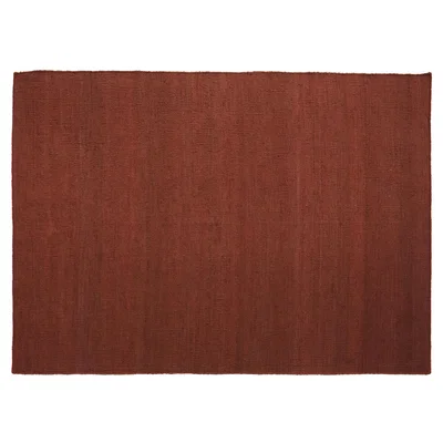 Made in Design Natural Vegetal Rug by Nanimarquina Red