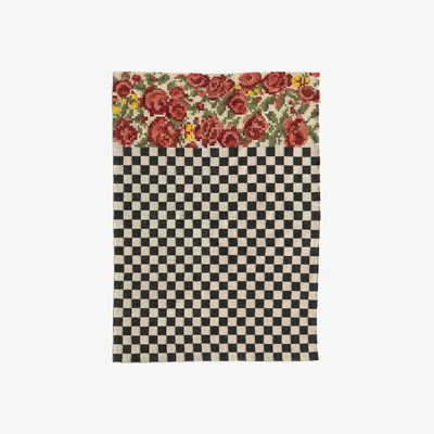 Made in Design Oaxaca Outdoor rug - / Hand-woven - 170 x 240 cm by Nanimarquina White/Black