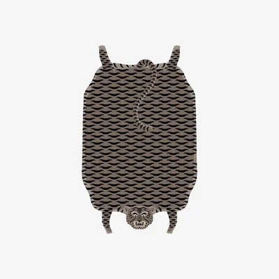 Made in Design Out Of Africa Rug - / 150 x 92 cm - Vinyl by PÔDEVACHE Brown/Black