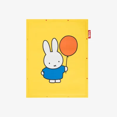 Made in Design Flying Carpet x Miffy Outdoor rug textile yellow / 180 x 140 cm - Upholstered - Fatboy