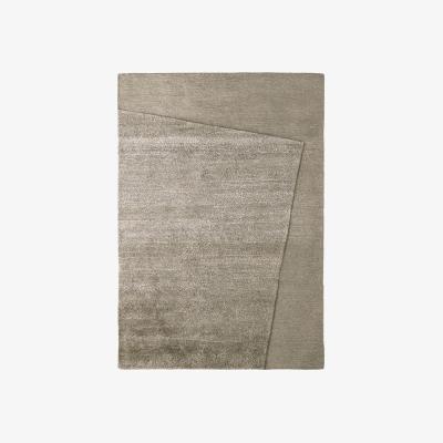 Made in Design Tapis Oblique B Obsidian tissu gris / 200 x 300 cm - Nanimarquina