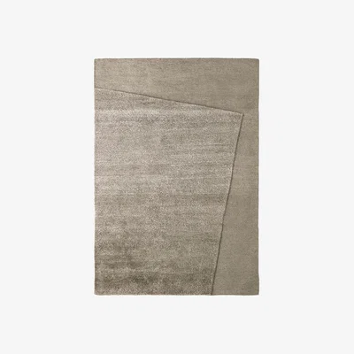 Made in Design Tapis Oblique B Obsidian tissu gris / 200 x 300 cm - Nanimarquina