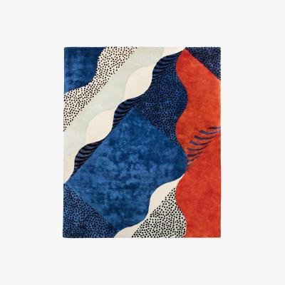 Made in Design Silkscreen Large Rug - 240 x 200 cm by Moustache Blue/Multicoloured