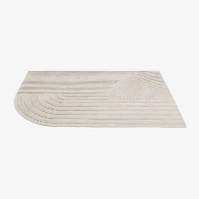 Made in Design Relevo Rug textile white / 200 x 300 cm - Hand-tufted - Muuto
