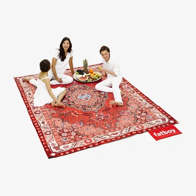 Made in Design Picnic Lounge Outdoor rug by Fatboy Red