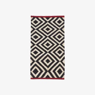 Made in Design Mélange - Pattern 1 Rug - 80 x 140 cm by Nanimarquina White/Black