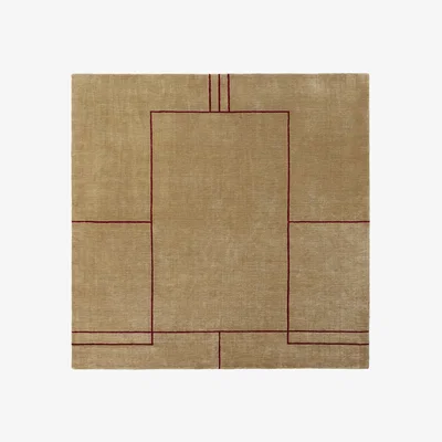 Made in Design Cruise AP11 Rug - / 240 x 240cm - Handwoven by &tradition Brown/Beige