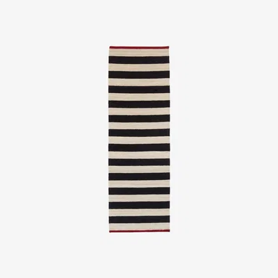 Made in Design Mélange - Stripes 2 Rug - 80 x 240 cm by Nanimarquina White/Black