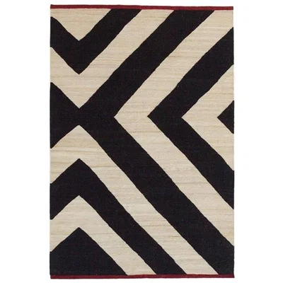 Made in Design Mélange Zoom Rug - 200 x 300 cm by Nanimarquina Black
