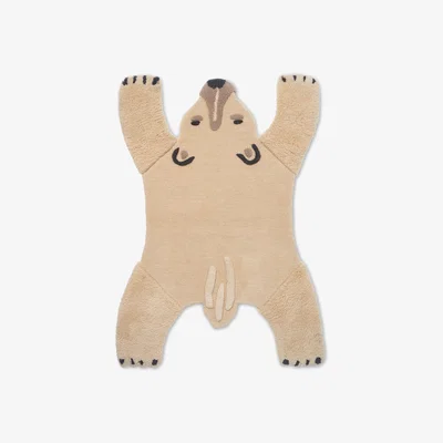 Made in Design Animal Rug - / Polar bear - 118 x 160 cm by Ferm Living White