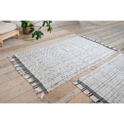 Nkuku Nkuku Mika Recycled Rug | Rugs | Black & Brown | 120 x 180 cm