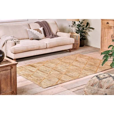 Nkuku Nkuku Chaprala Braided Hemp Rug | Rugs | Natural | 150 x 240 cm