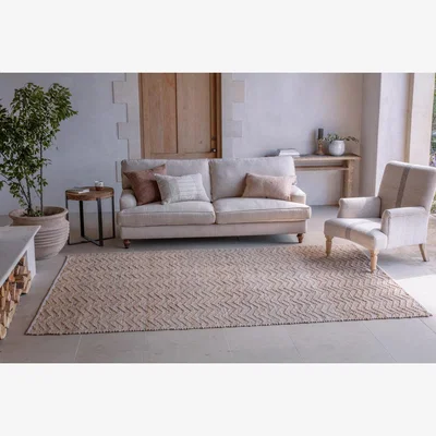Nkuku nkuku Nabami Chevron Jute Rug | Rugs | Natural | 150 x 240 cm