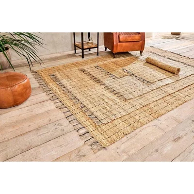 Nkuku Nkuku Salem Hemp Rug | Rugs | Brown | 200 x 300 cm