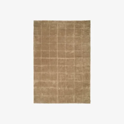 Nordic Nest Classic Collection Grid rug Wheat 200x300 cm