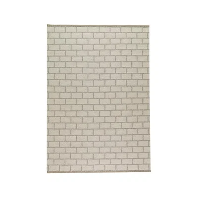 Nordic Nest Kateha Brick rug Light grey 170x240 cm