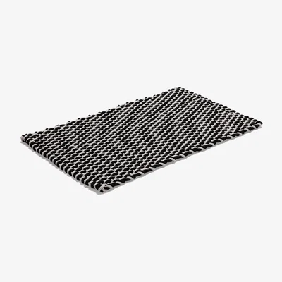 Nordic Nest Rope rug black 50x80 cm