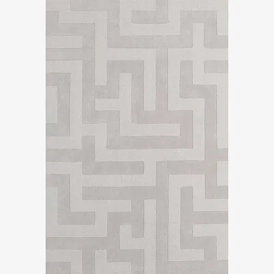 Nordic Nest Layered Byzantine grande wool carpet Simply gray 250x350 cm