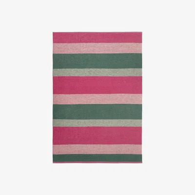 Nordic Nest Seasons plastic rug 70x150 cm roses (pink(green)