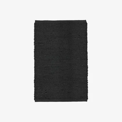 Nordic Nest Merida jute rug black 60x90 cm