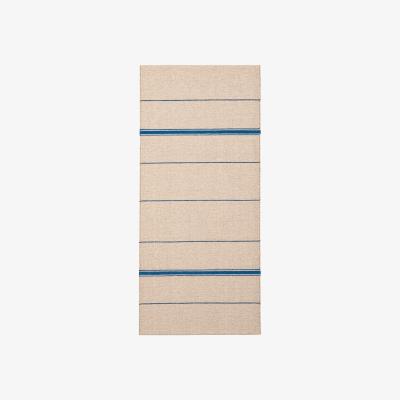 Nordic Nest Trapeze rug indigo (cream white-blue) 80x300 cm