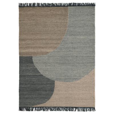 Nordic Nest Linie Design Eik wool rug 200x300 cm Charcoal