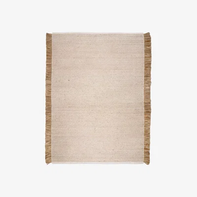 Nordic Nest Goa rug 170x230 cm White-Jute