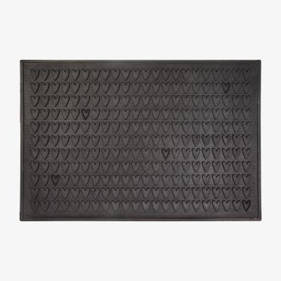 Nordic Nest Heart door mat 90x60 cm