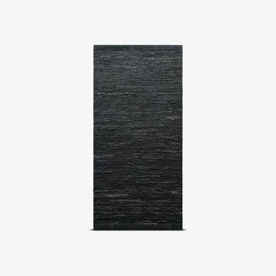 Nordic Nest Leather rug 170x240 cm dark grey (dark grey)