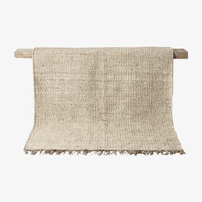 Nordic Nest Hemp rug bleached (beige) 140x200 cm