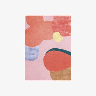 Nordic Nest Flower Field wool carpet 300x400 cm Pink